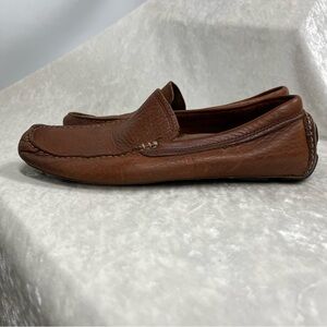 Banana Republic Men's 8M Brown Leather Loafers driving moccasin casual comfort
